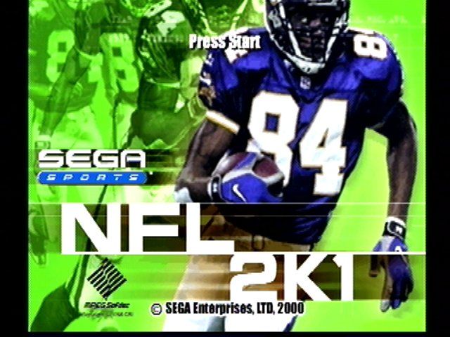 NFL 2K1 screenshot 3 for Sega Dreamcast